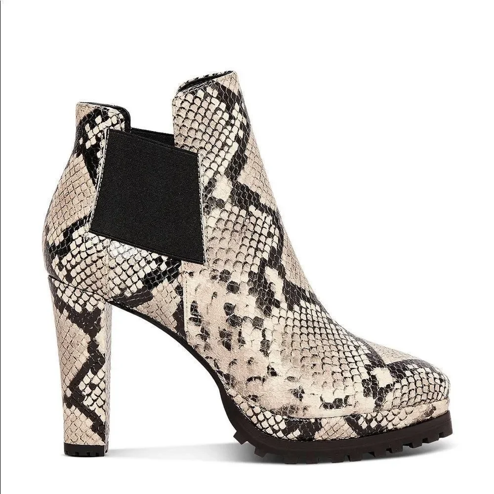 8 ALLSAINTS Sarris High-Heel ankle Booties NiB - Picture 4 of 11